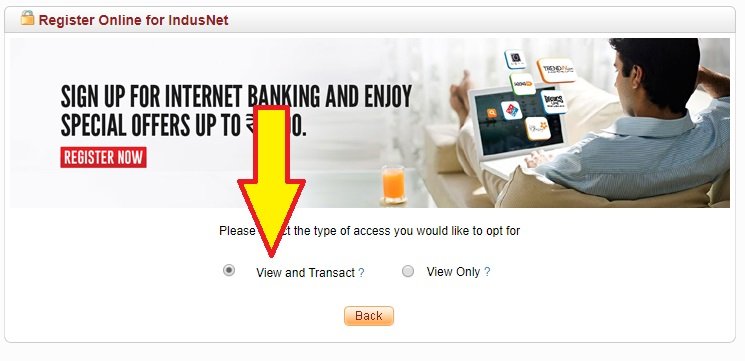 indusland internet banking